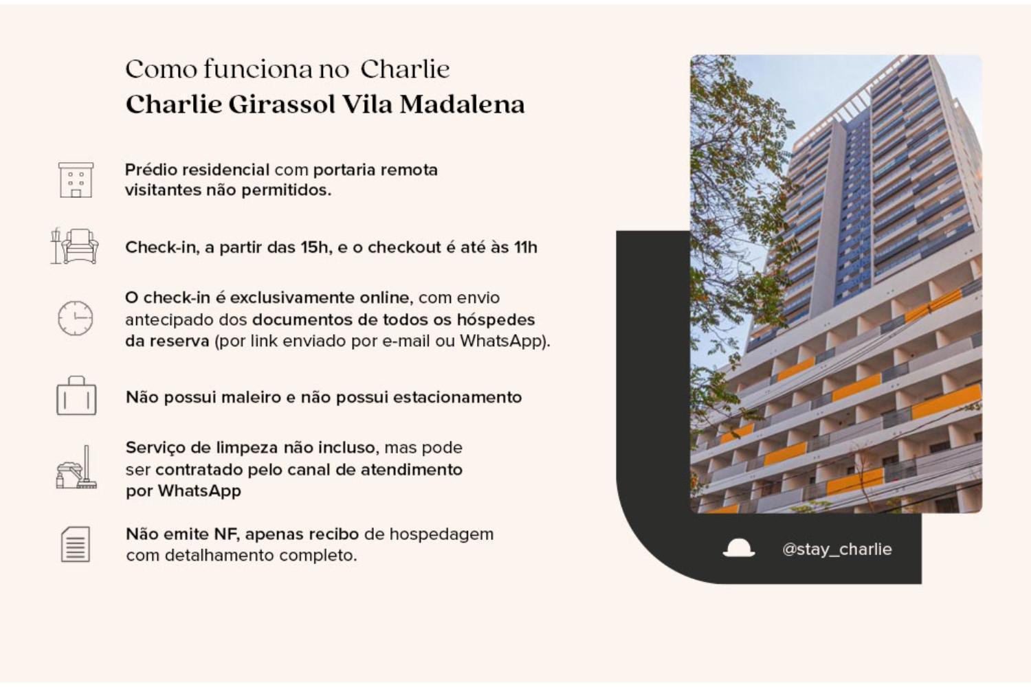 Charlie Girassol Madalena Apartamento